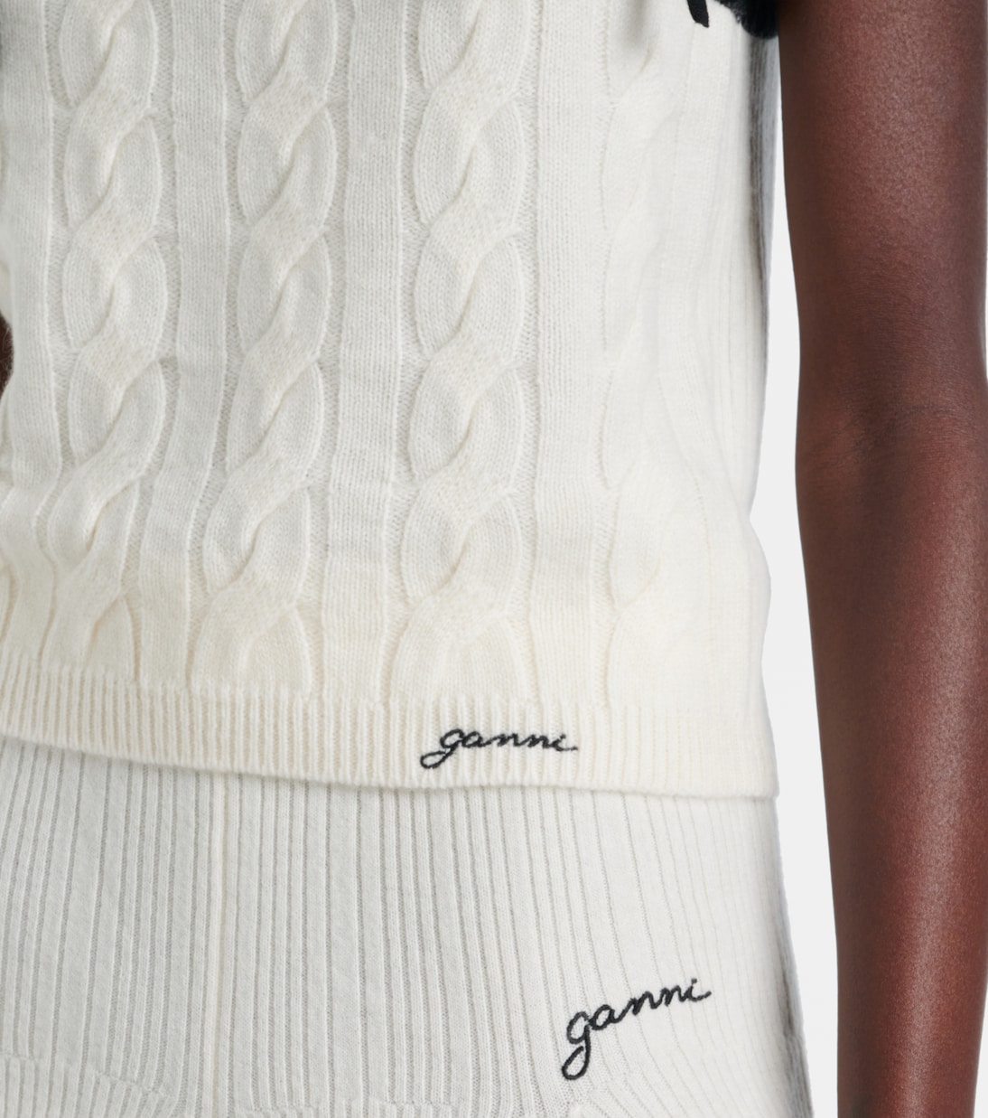 Wool and cashmere top | Ganni
