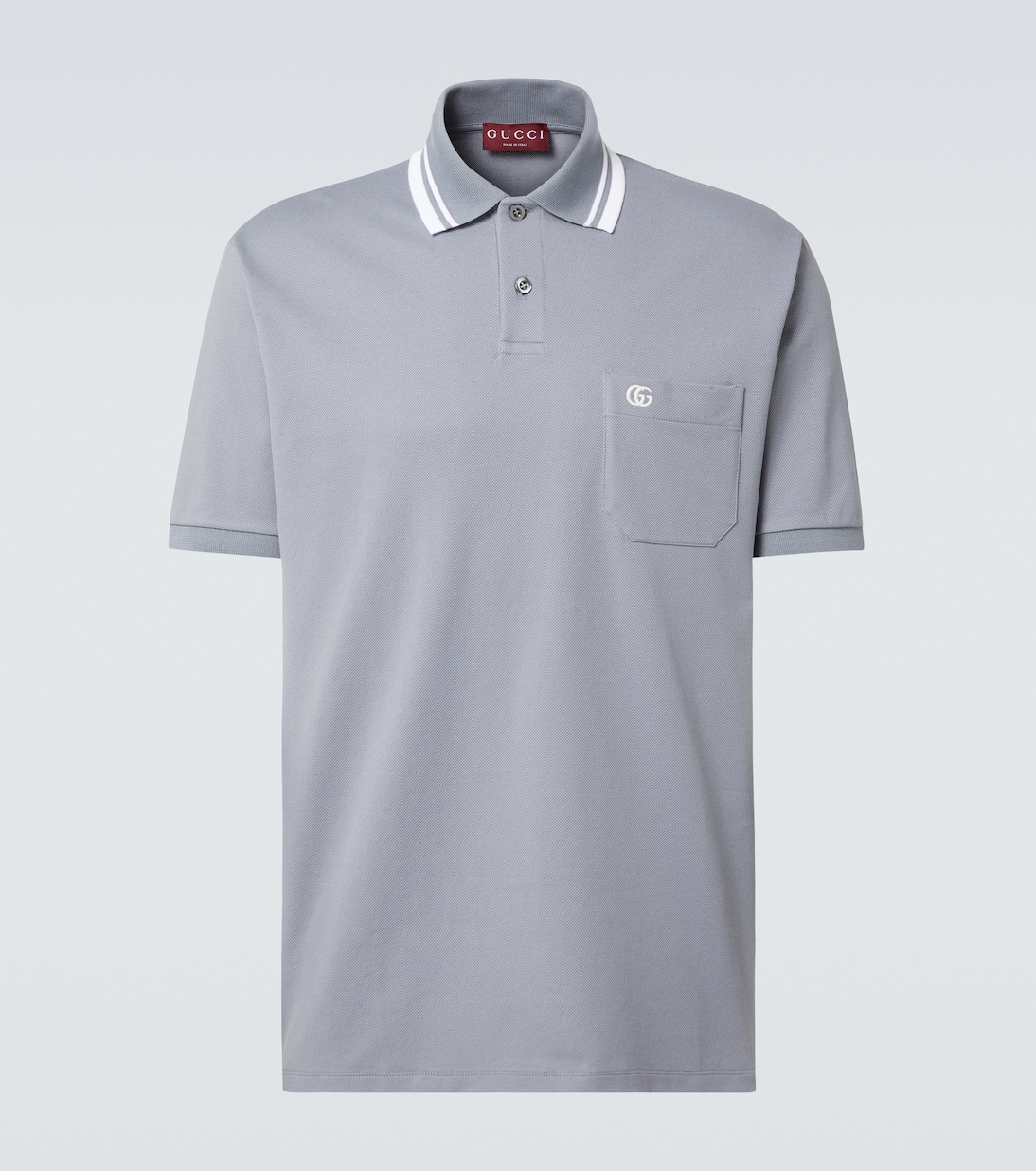 Polo GG Web in misto cotone | Gucci