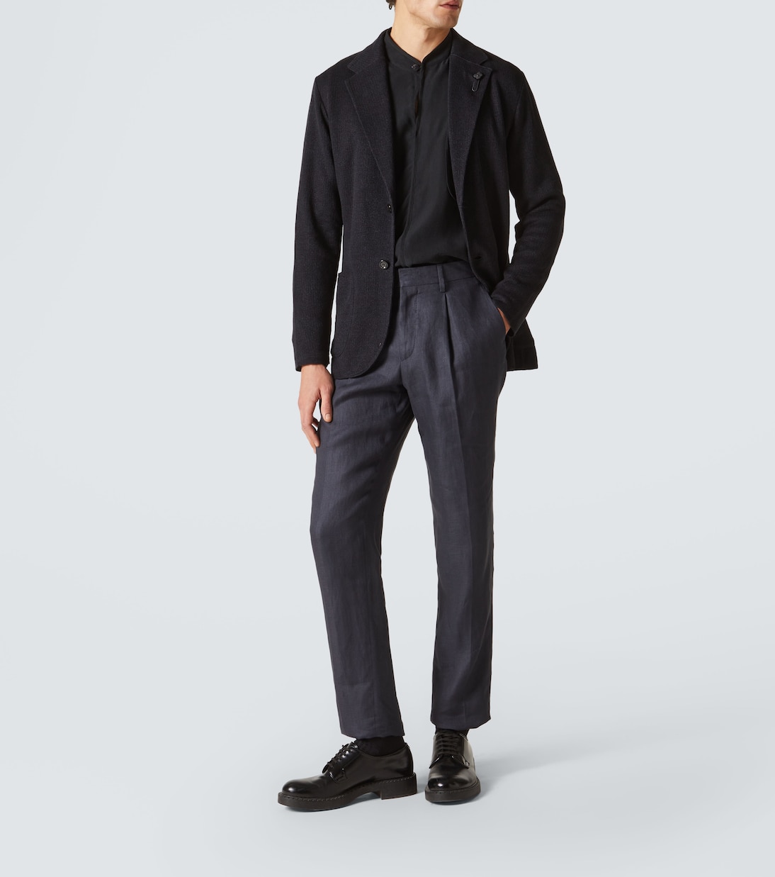 Blazer in lino e cotone | Lardini