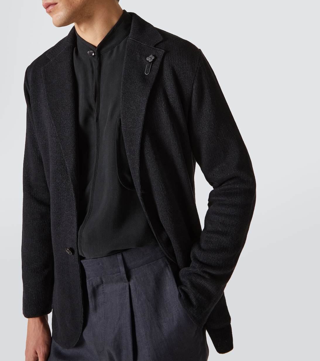 Blazer in lino e cotone | Lardini