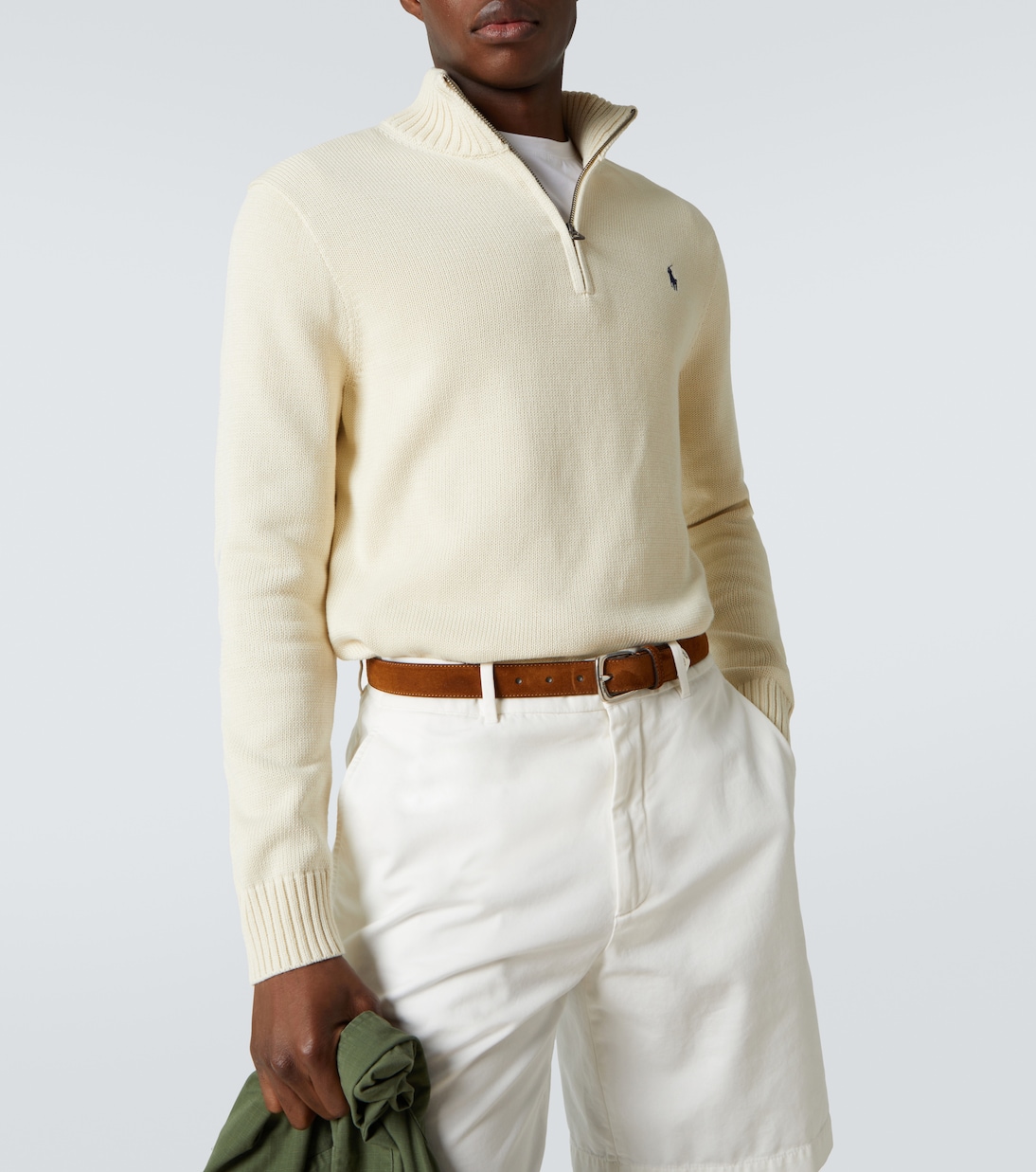 Jersey de algodón con media cremallera | Polo Ralph Lauren