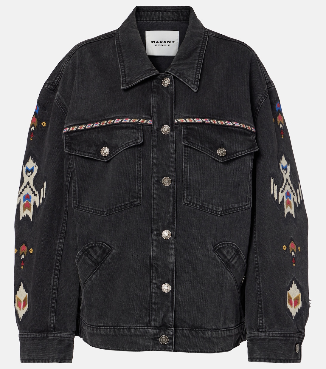 Veste Manona brodée en jean | Marant Etoile