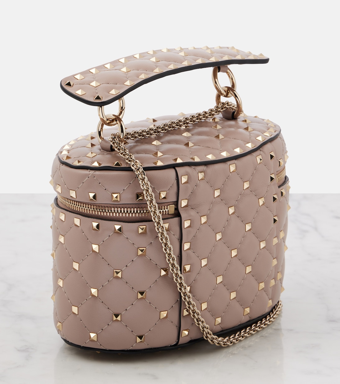 Schultertasche Rockstud Spike Small aus Leder | Valentino Garavani