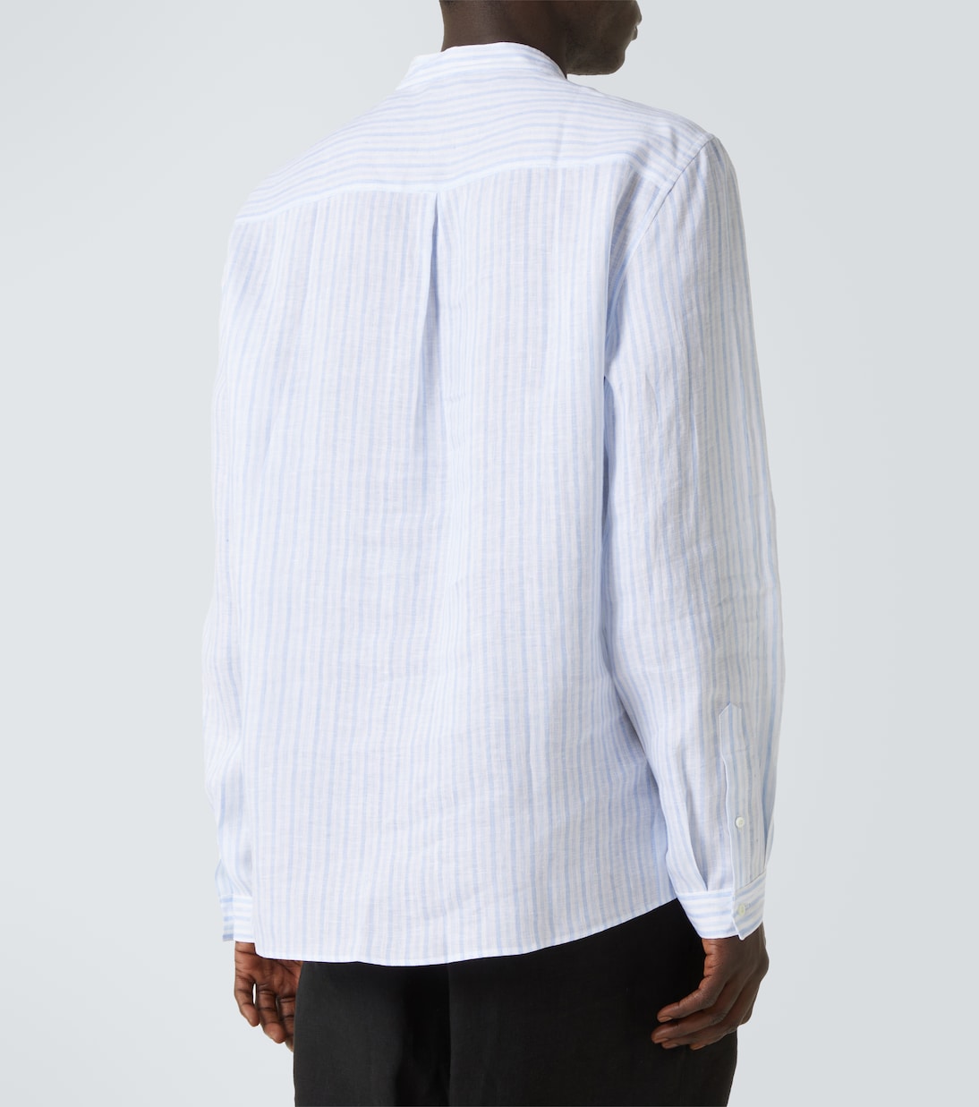 Camicia in lino a righe | Brunello Cucinelli