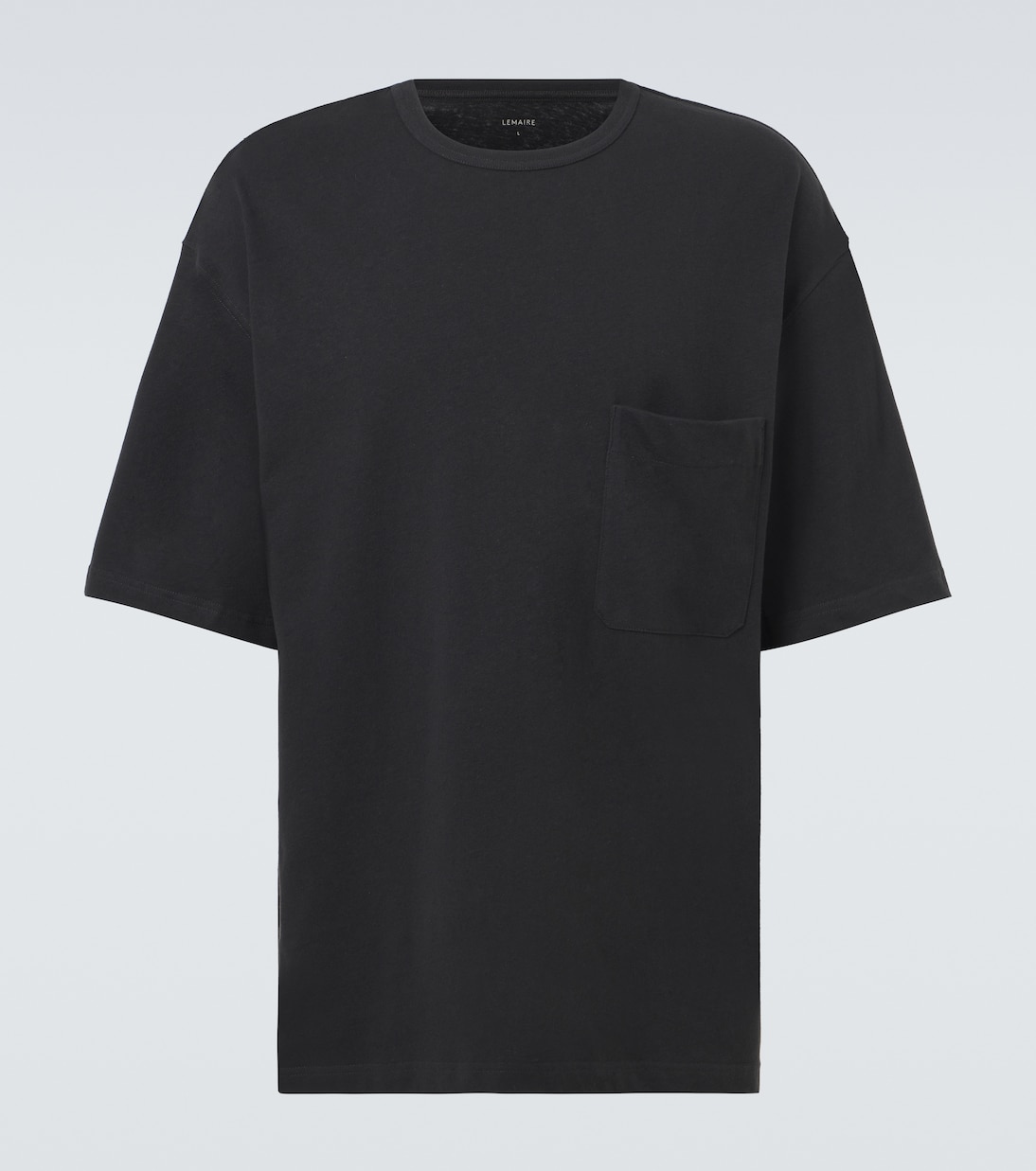 T-shirt in jersey di cotone e lino | Lemaire