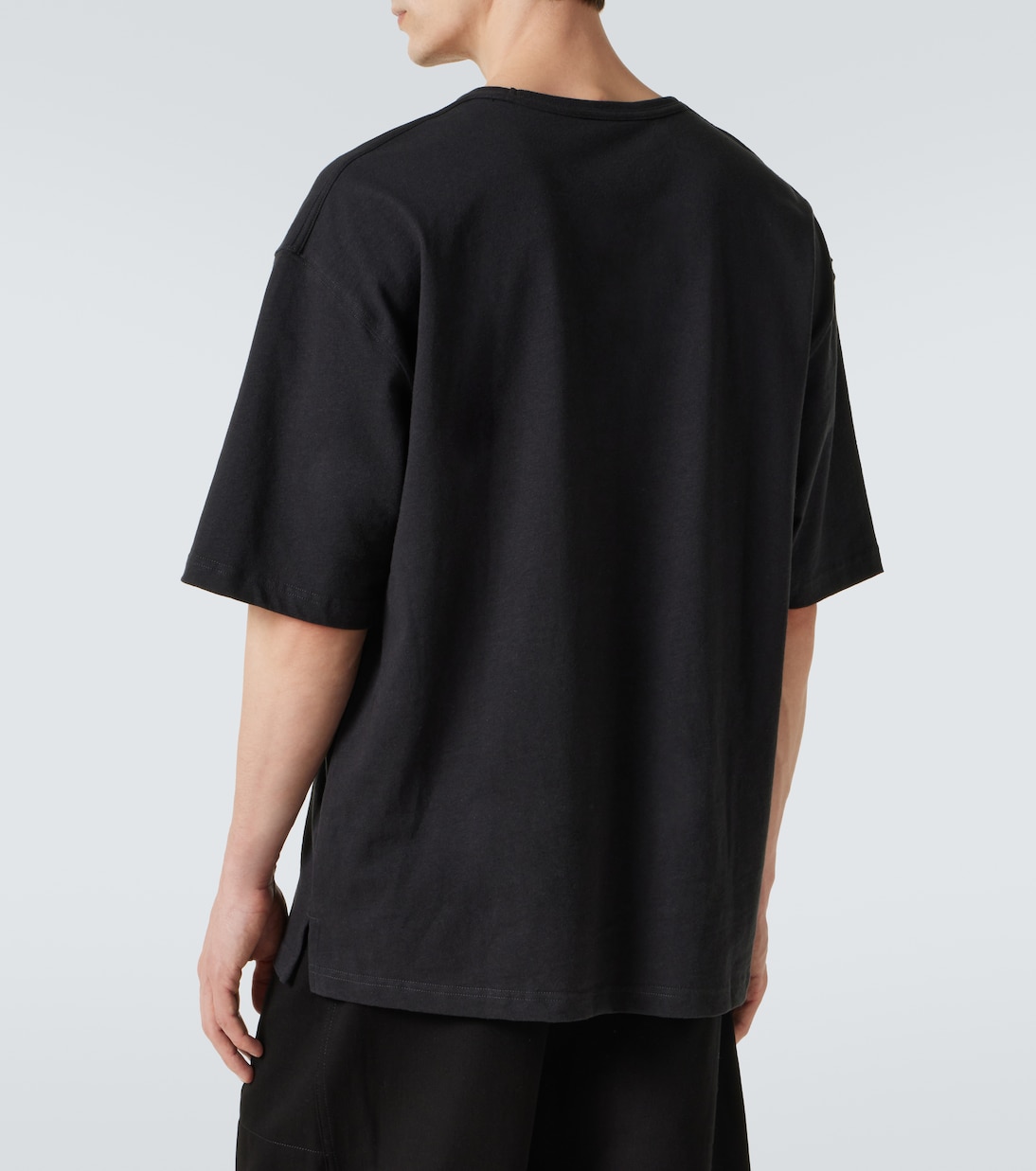 T-shirt in jersey di cotone e lino | Lemaire