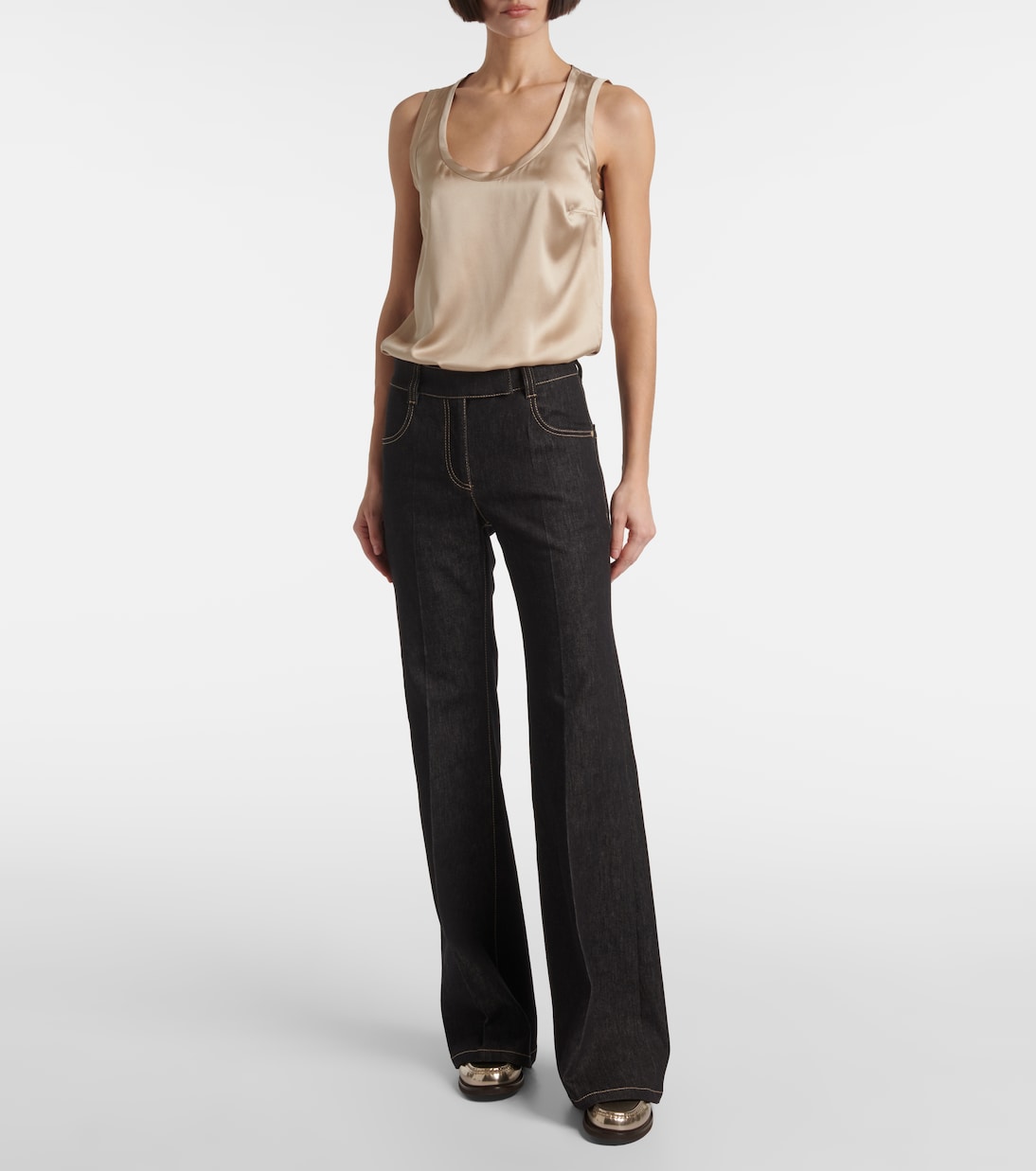 Mid-Rise Bootcut Jeans | Brunello Cucinelli