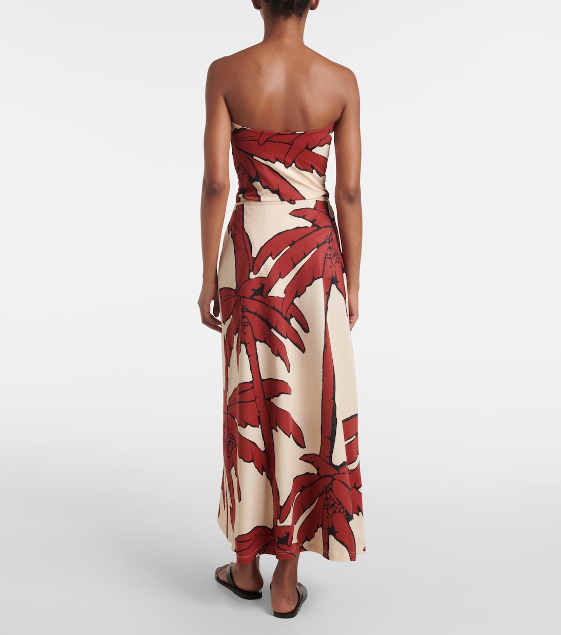 Palms Breath Of Life printed midi skirt | Johanna Ortiz