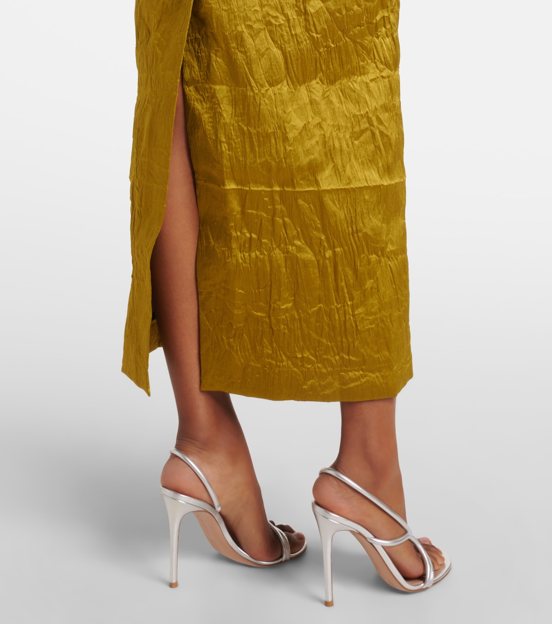 Robe midi Kezia en lamé | Tove