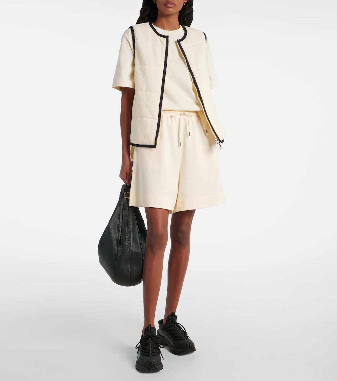 Shorts de jersey de algodón | Moncler