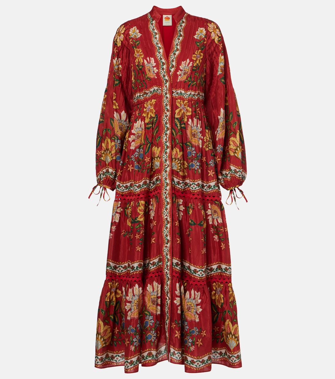 Abito midi Garden Delight in misto cotone | Farm Rio