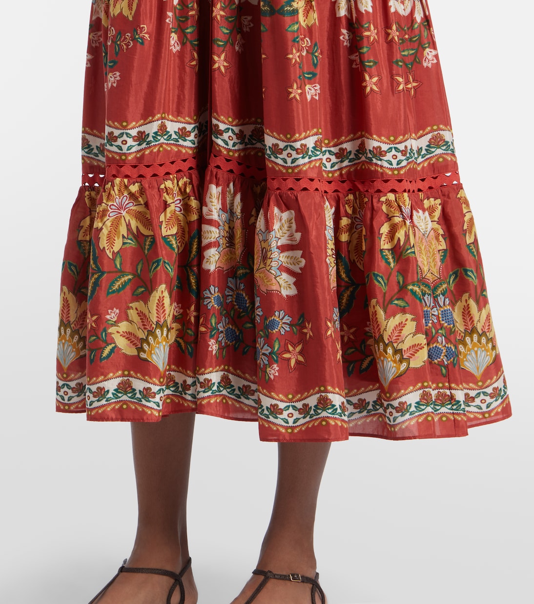 Abito midi Garden Delight in misto cotone | Farm Rio