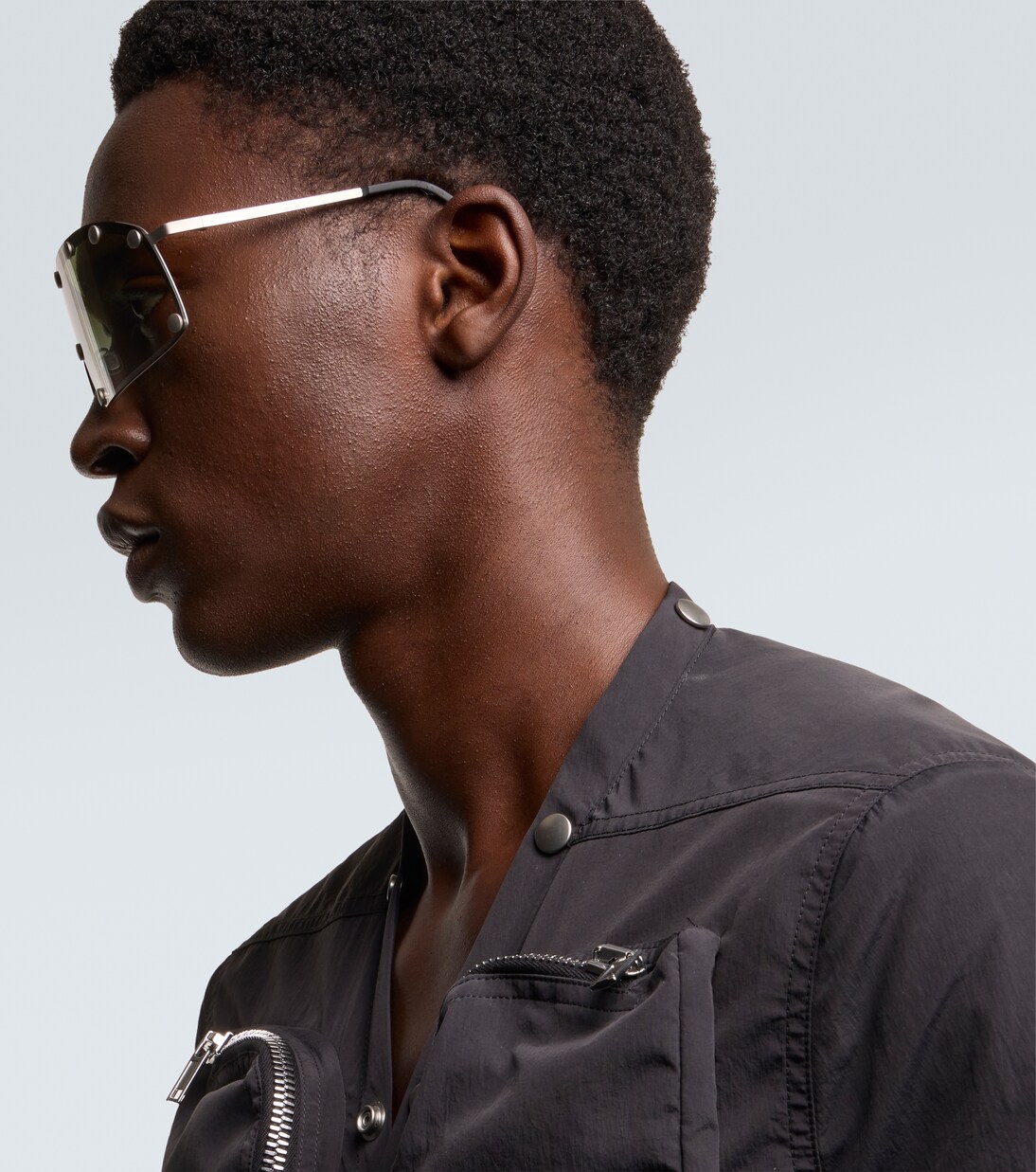 Studded shield sunglasses | Rick Owens