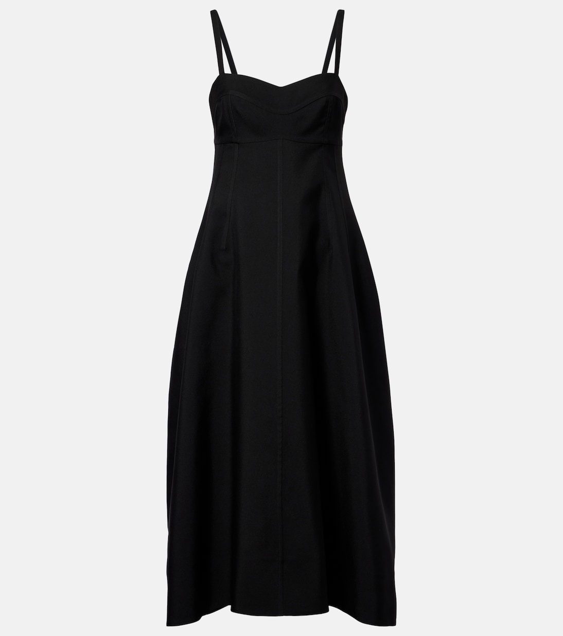 Gabardine midi dress | Jil Sander