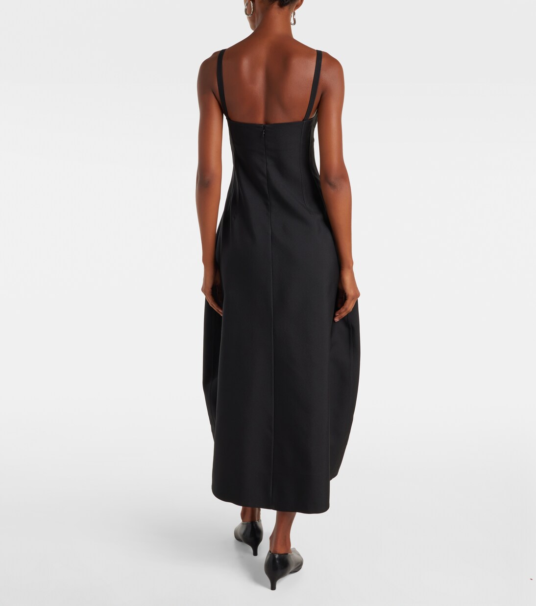 Gabardine midi dress | Jil Sander
