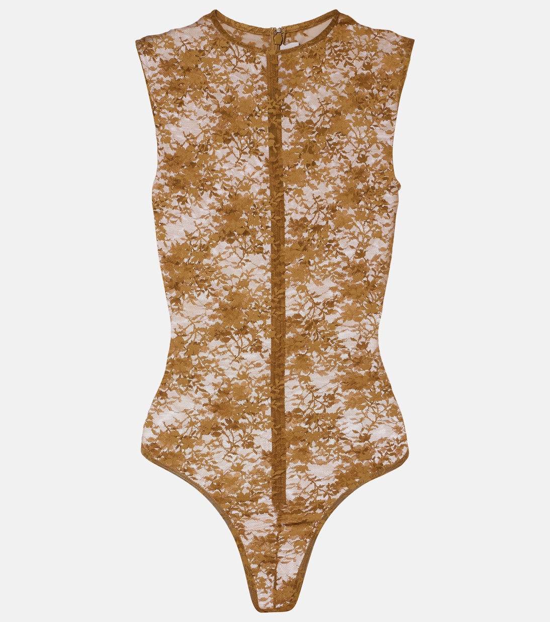 Floral sheer lace bodysuit | Alex Perry