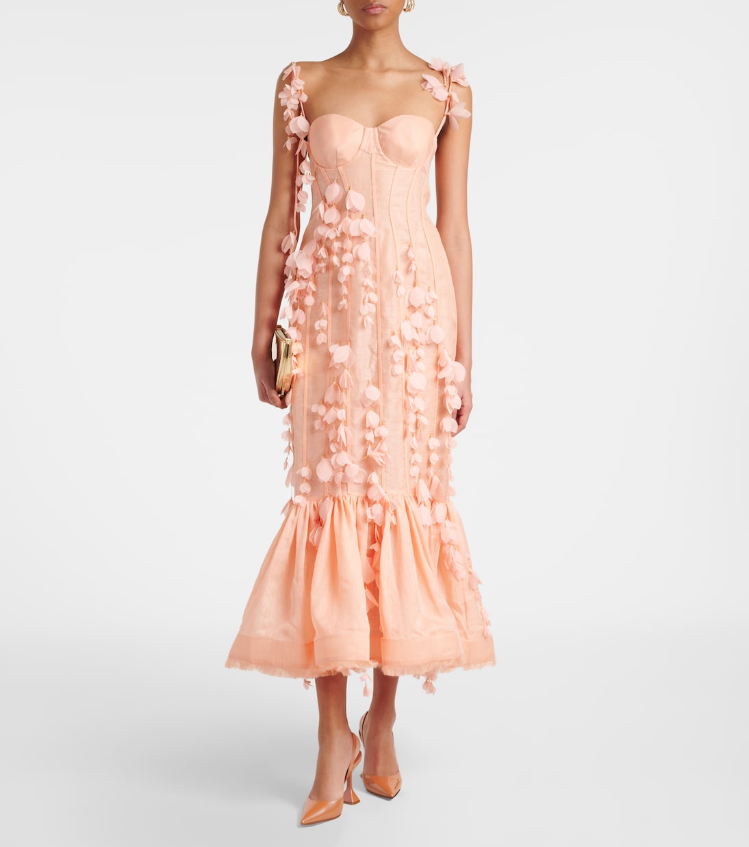 Pumps Holli Sling 95 in vernice | Amina Muaddi