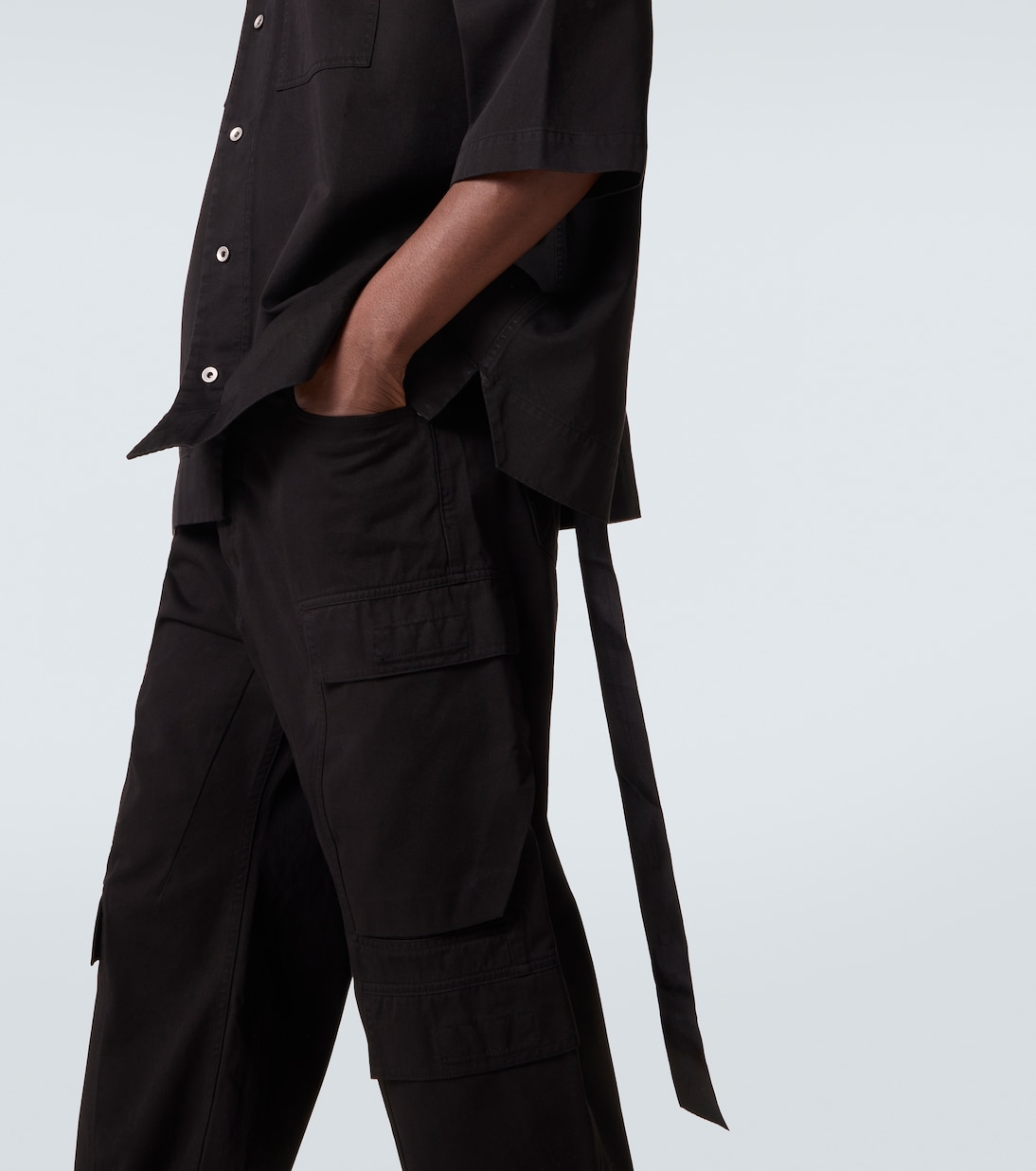 Magnum Tommy oversized cotton twill shirt | Rick Owens