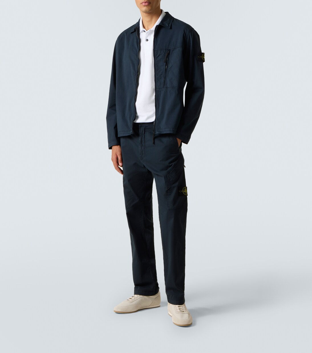 Compass cotton piqué polo shirt | Stone Island