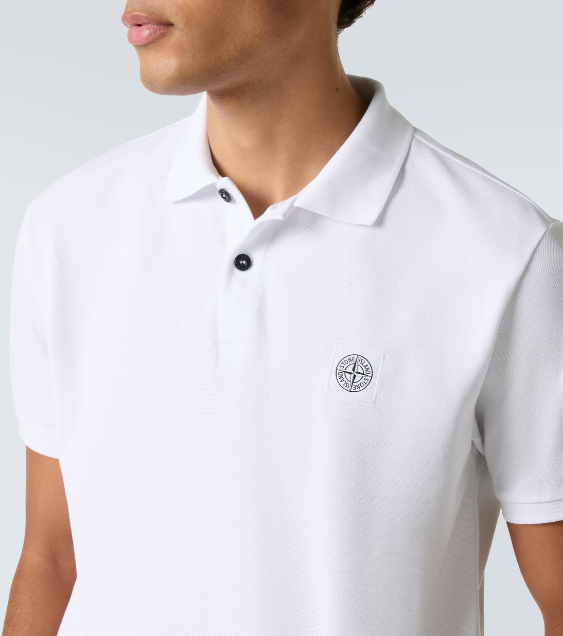 Compass cotton piqué polo shirt | Stone Island