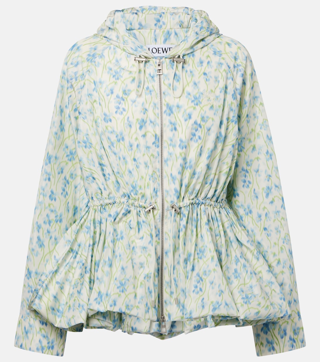 Floral peplum jacket | Loewe