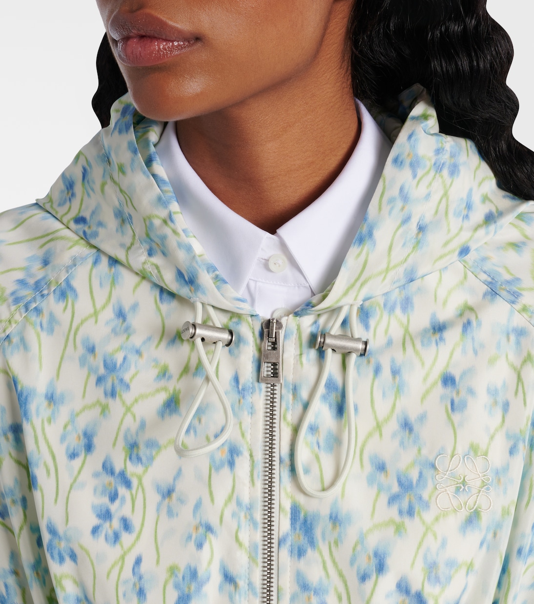 Floral peplum jacket | Loewe
