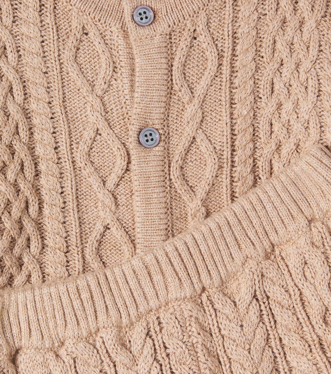 Baby Set Aran aus Cardigan und Hose | Molo