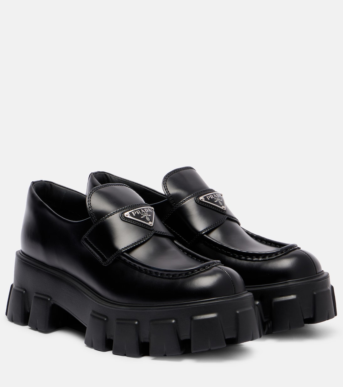 Loafers Monolith aus Leder | Prada