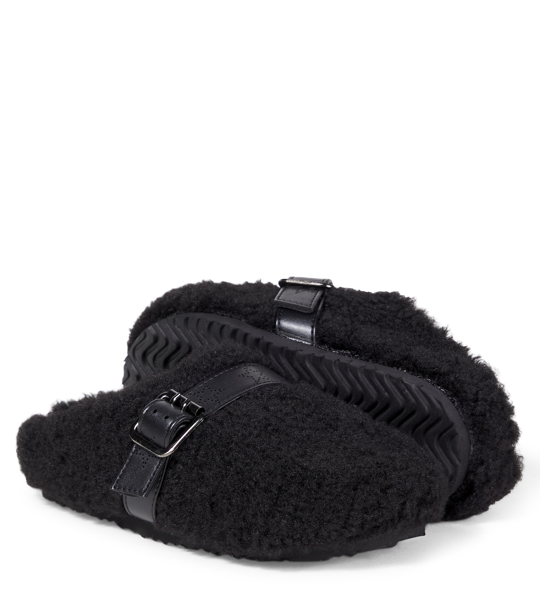 Faux shearling mules | Stella McCartney Kids