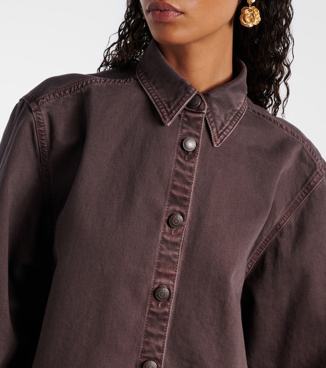 Oversized denim overshirt | Magda Butrym