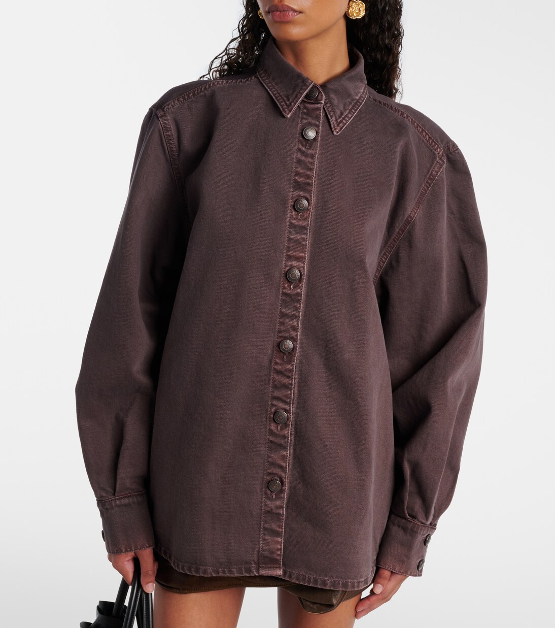 Oversized denim overshirt | Magda Butrym