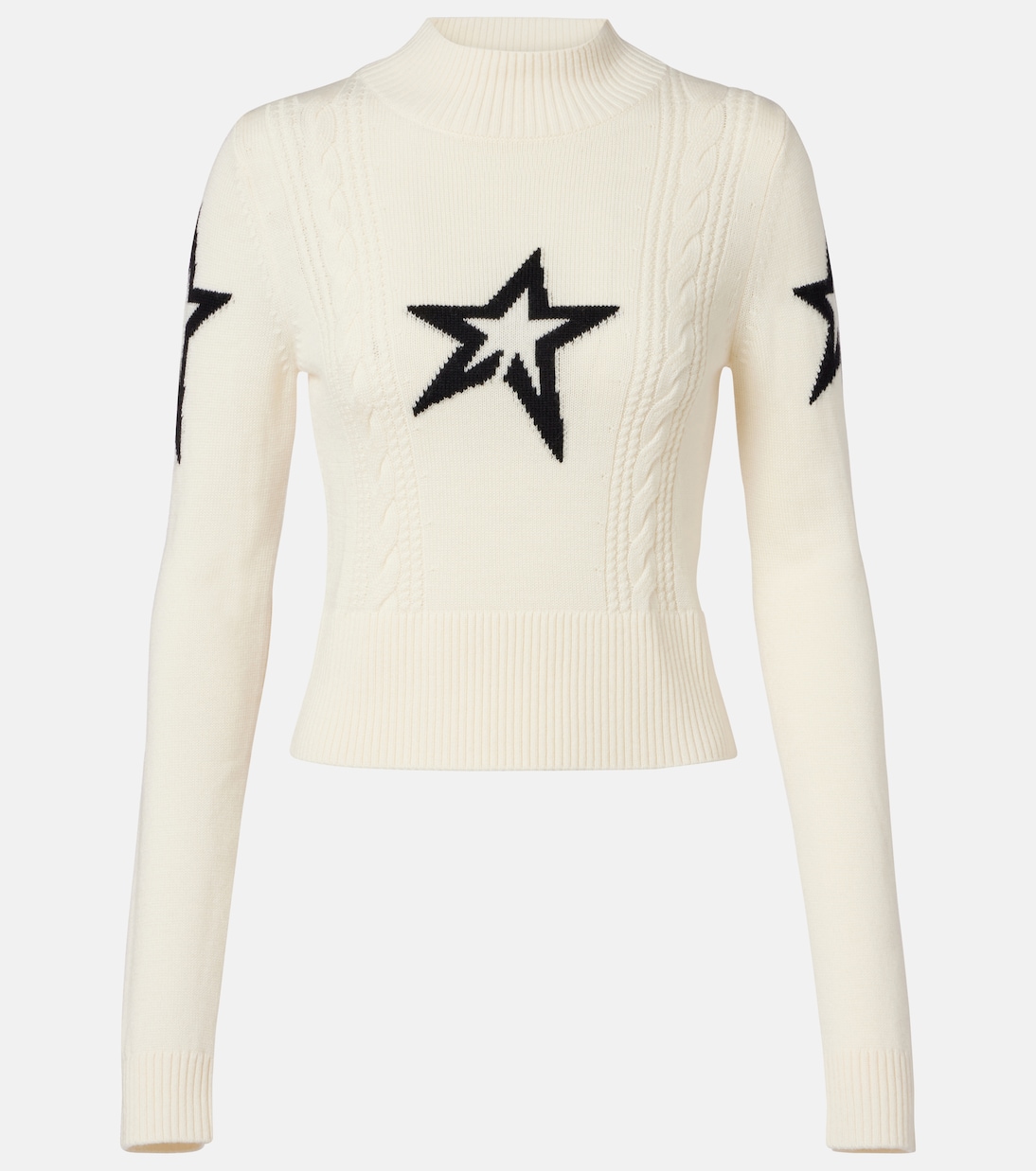 Intarsia wool sweater | Perfect Moment