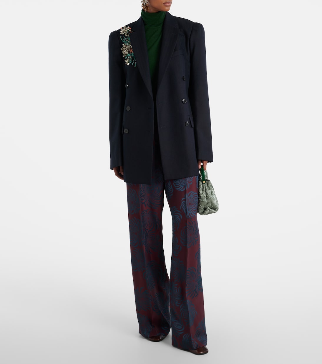 프린트 와이드 팬츠 | Dries Van Noten