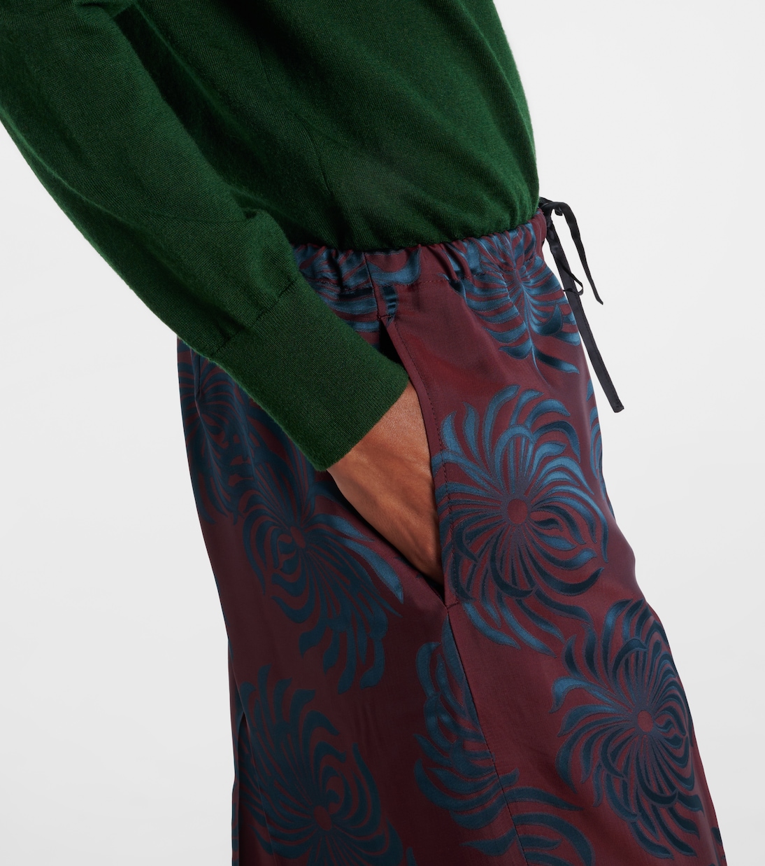 프린트 와이드 팬츠 | Dries Van Noten