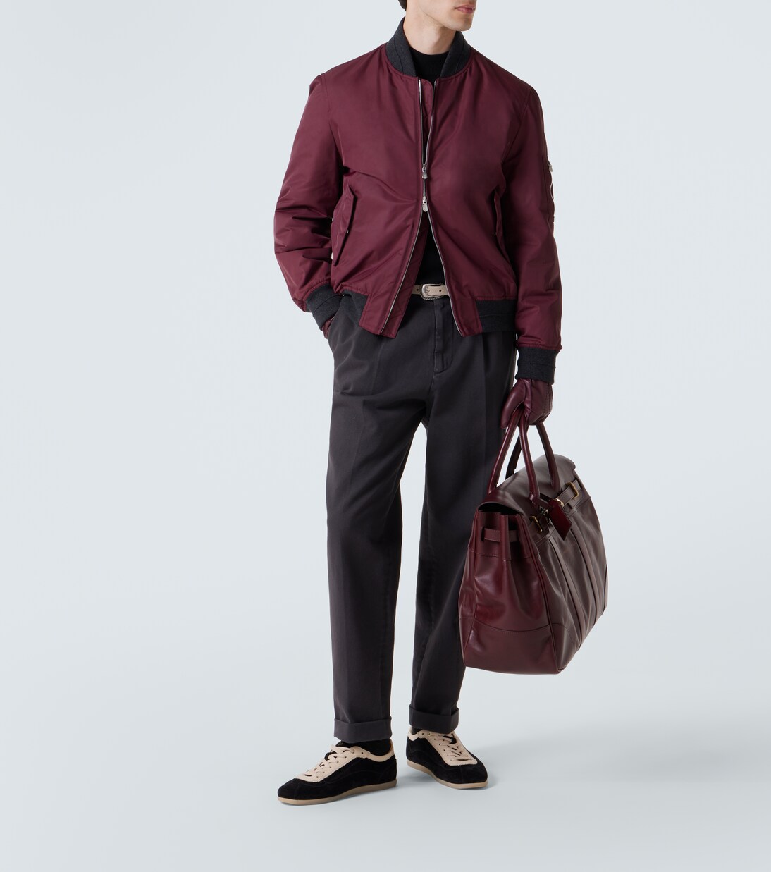 Padded bomber jacket | Brunello Cucinelli