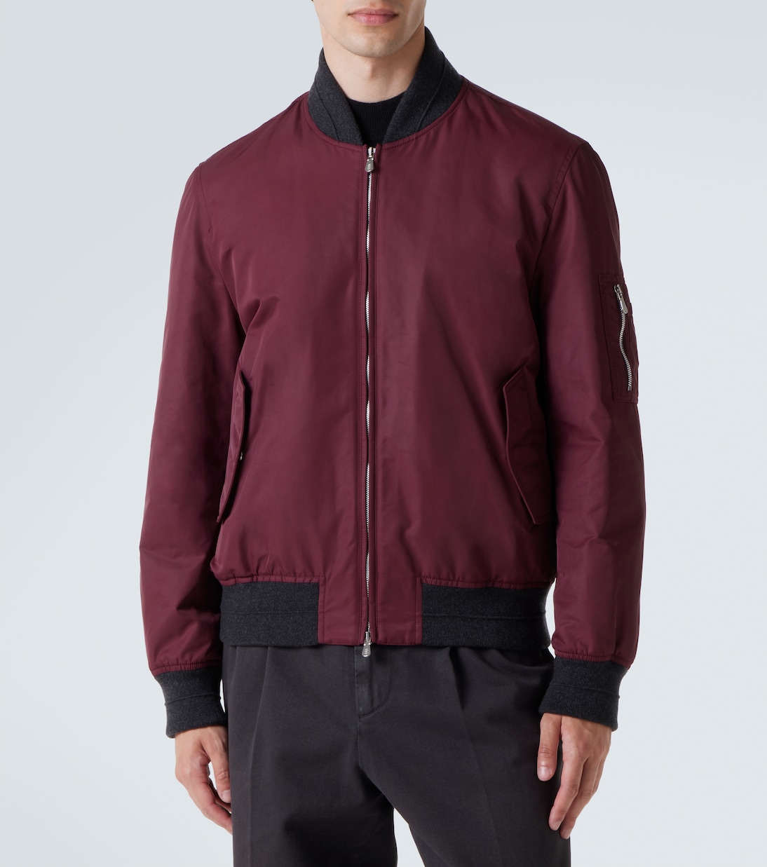 Padded bomber jacket | Brunello Cucinelli