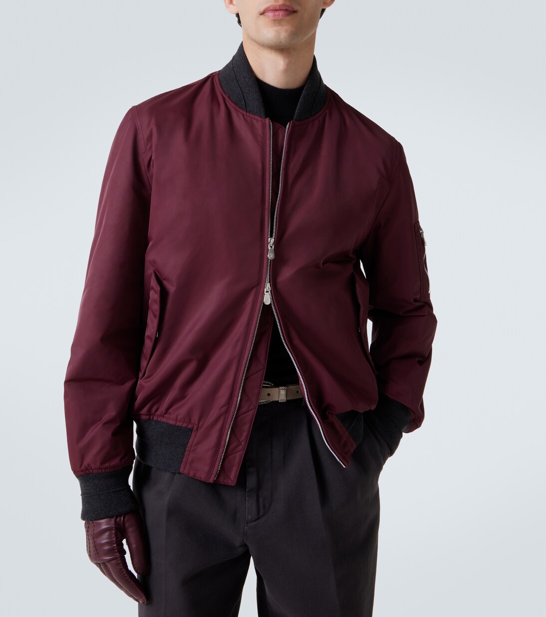 Padded bomber jacket | Brunello Cucinelli