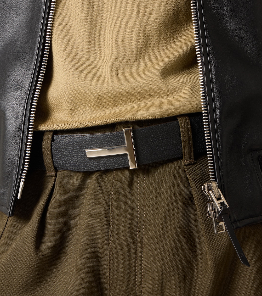 T Icon reversible leather belt | Tom Ford