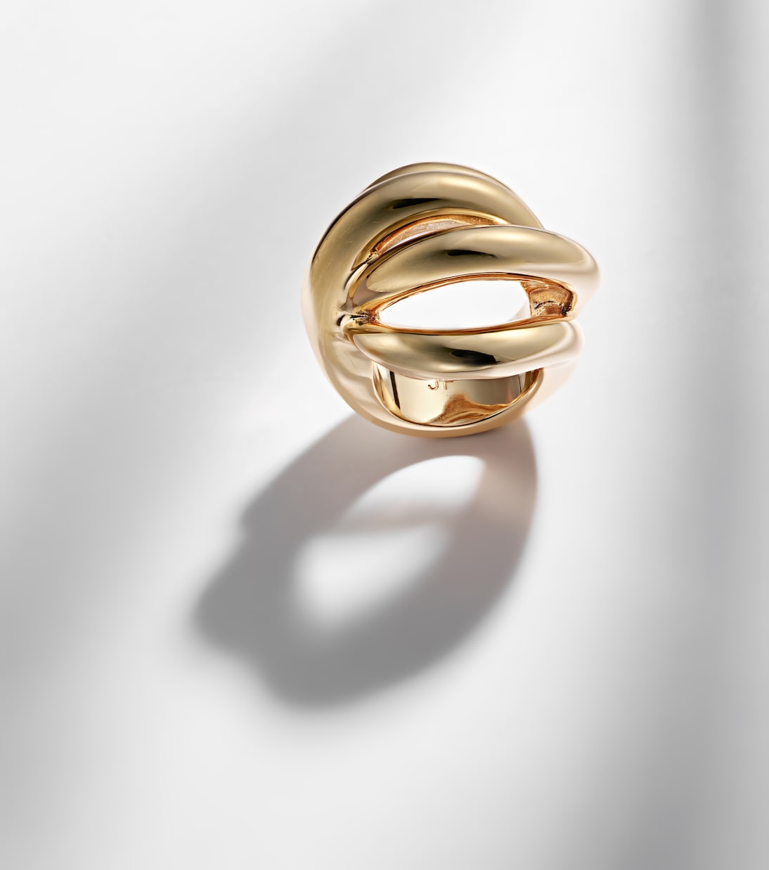 Ring Abstract Line, 10kt vergoldet | Jennifer Fisher