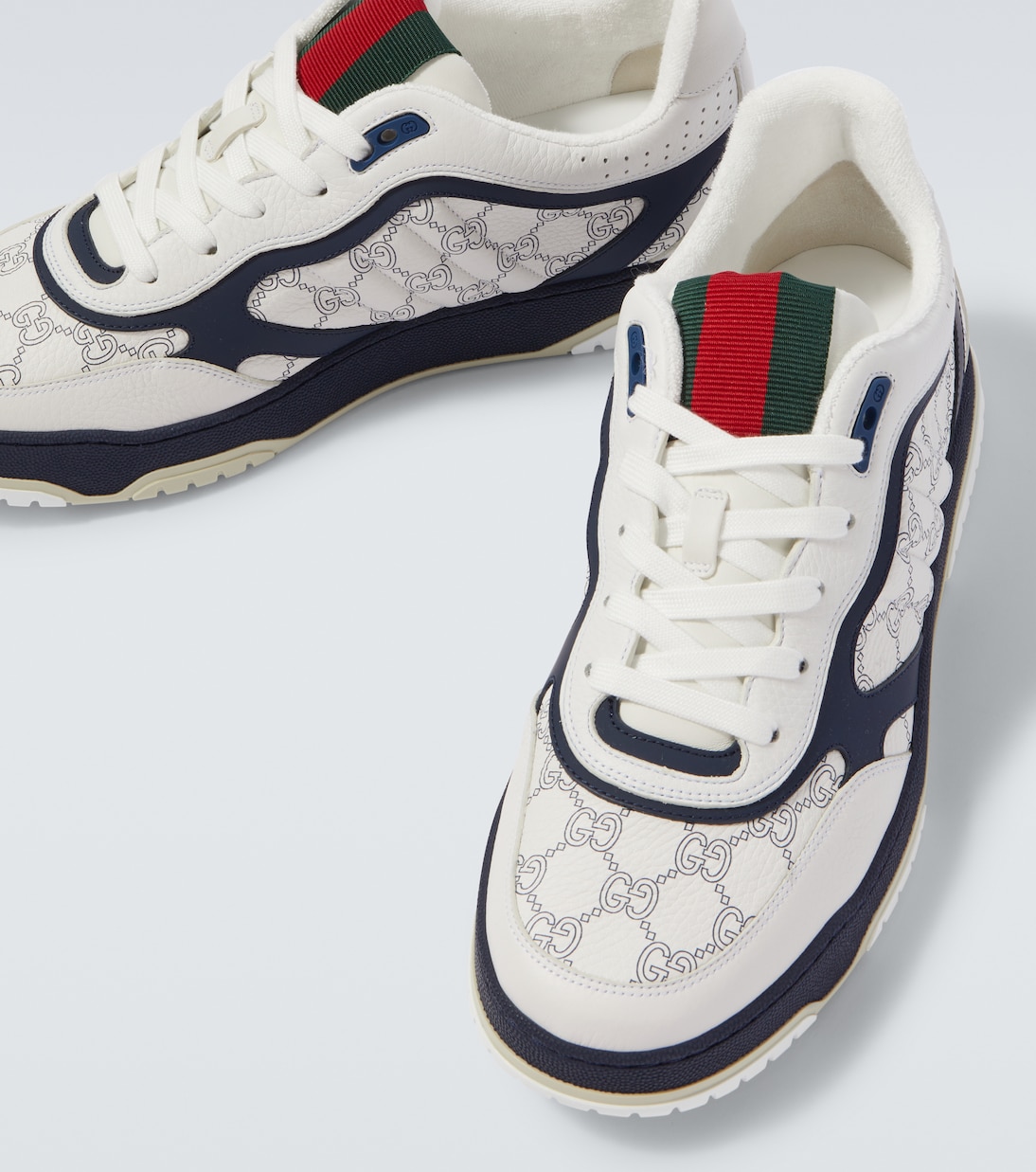Gucci Re-Web leather sneakers | Gucci