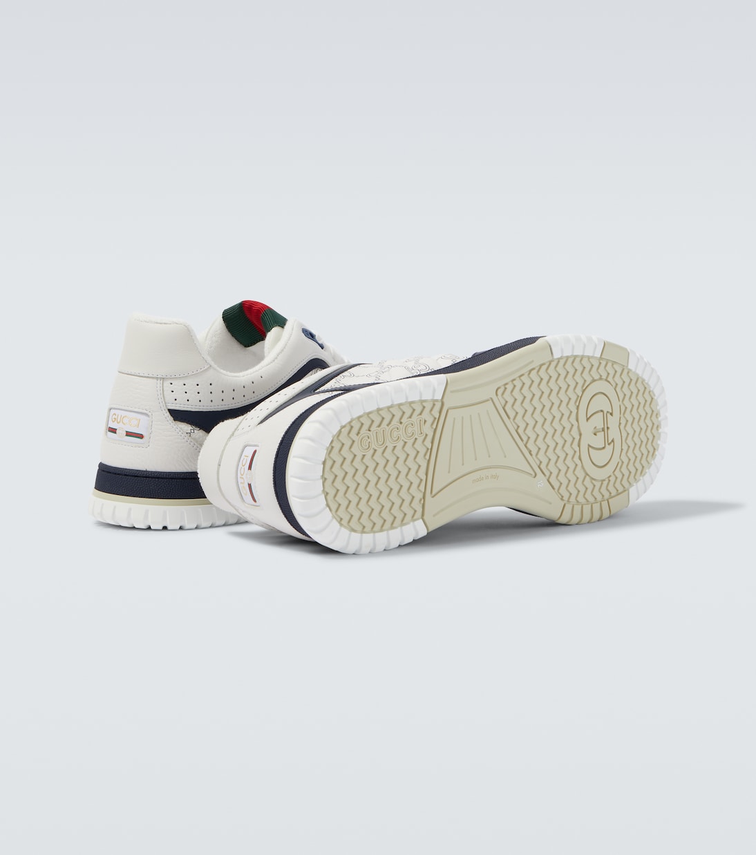 Gucci Re-Web leather sneakers | Gucci