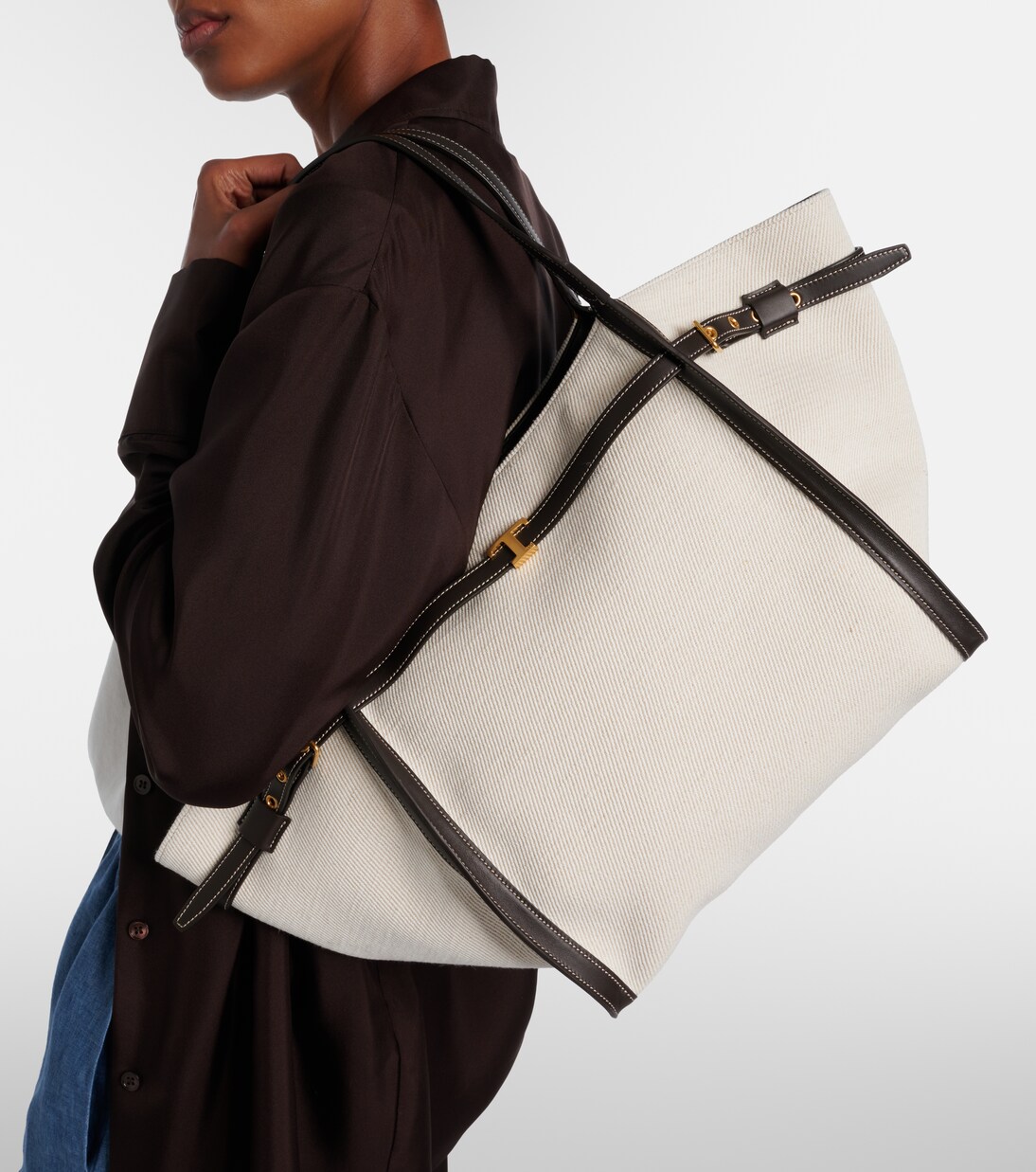 Tim Medium canvas tote bag | Tod's