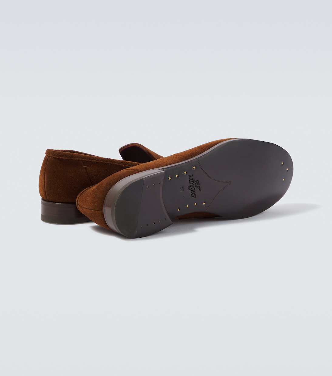 Woven suede penny loafers | Lardini
