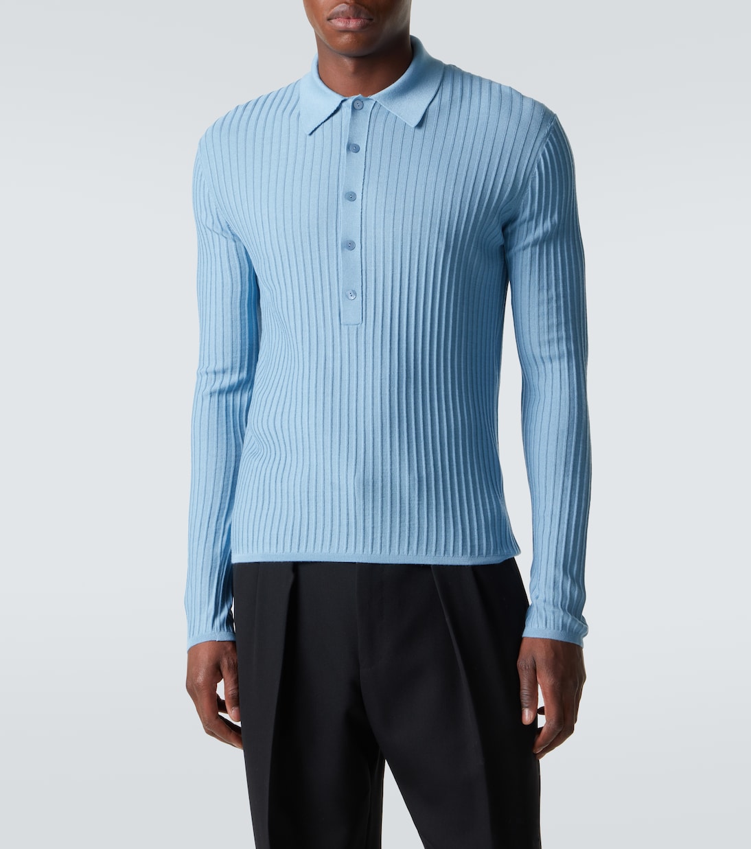 Polo in lana, cashmere e seta | Saint Laurent