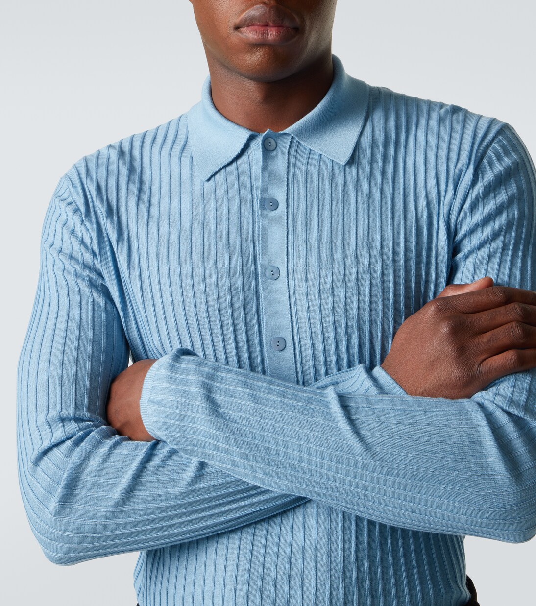 Polo in lana, cashmere e seta | Saint Laurent