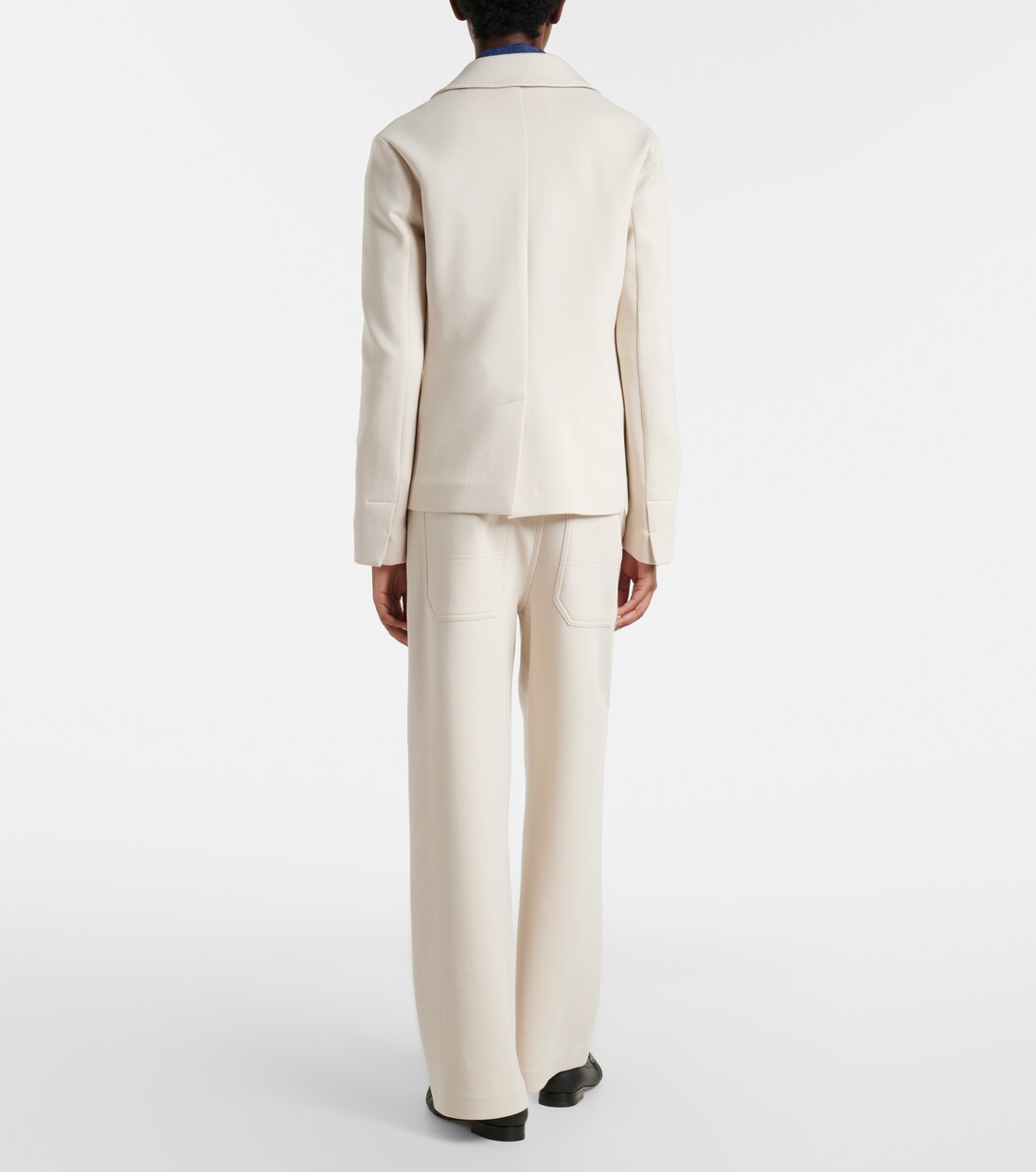 Caucaso cotton-blend wide-leg pants | 'S Max Mara