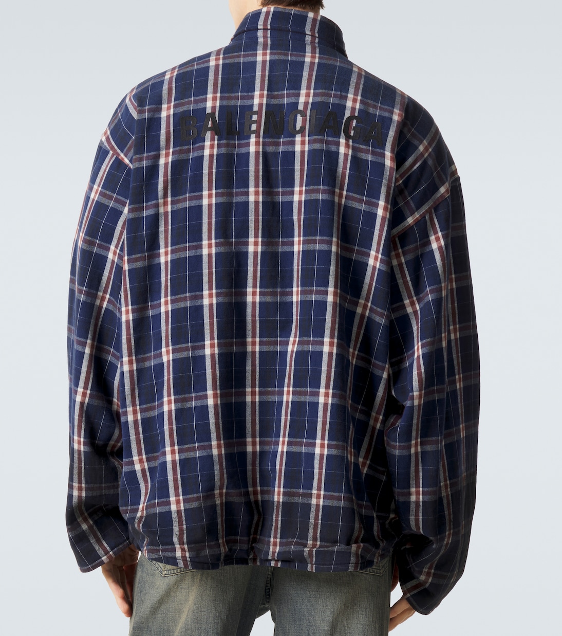 Reversible flannel and fleece shirt | Balenciaga