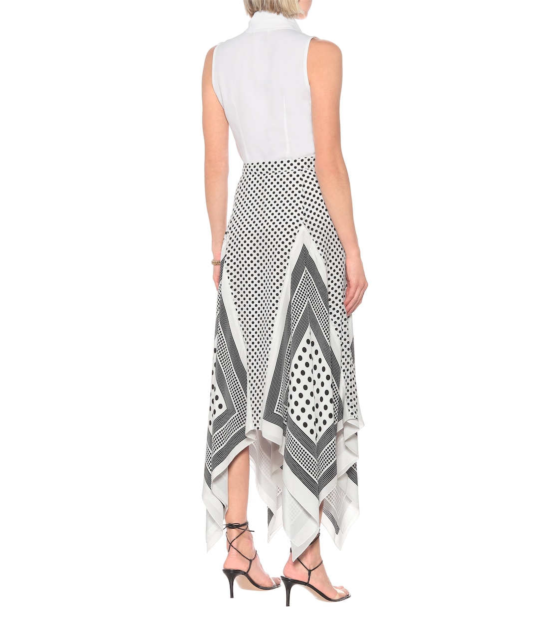 Gonna midi Boom a stampa in seta | Altuzarra
