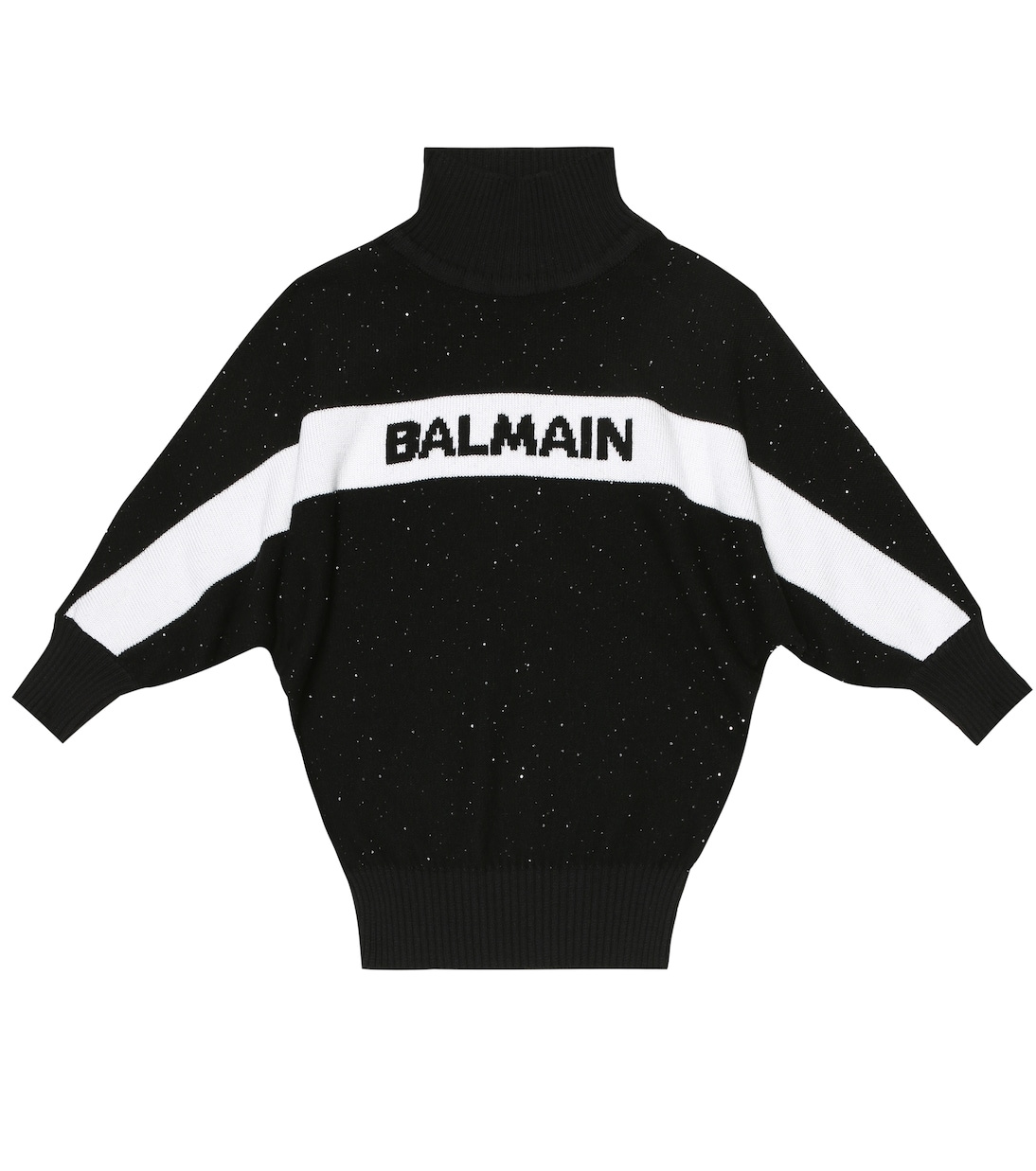 Strickkleid aus einem Wollgemisch | Balmain Kids