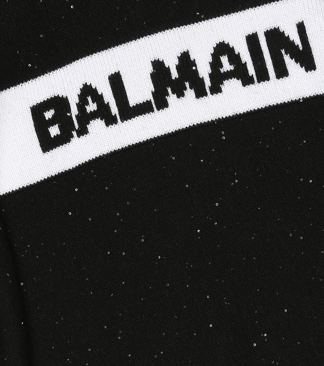 Strickkleid aus einem Wollgemisch | Balmain Kids